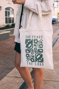 *NEW* She Fears the Lord Tote Bag