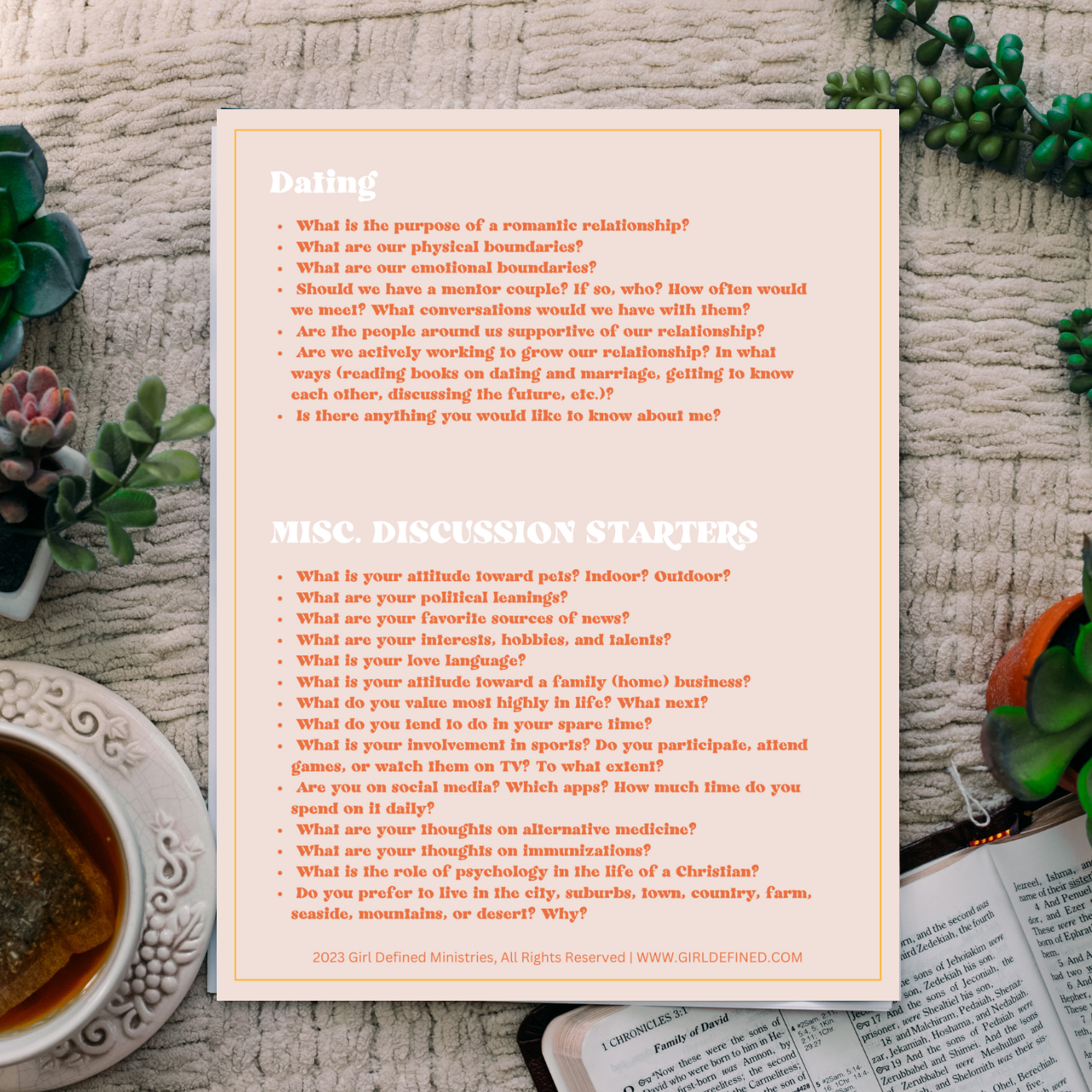 170 Questions to Ask in a Relationship (PDF DOWNLOAD)