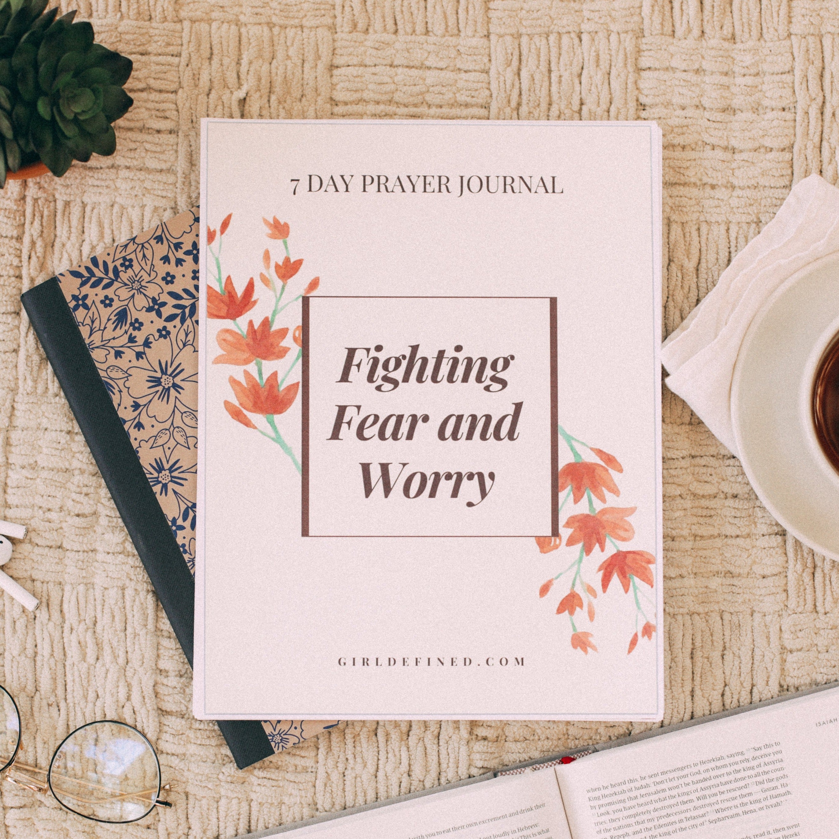 Fighting Fear and Worry Prayer Journal (PDF Download)