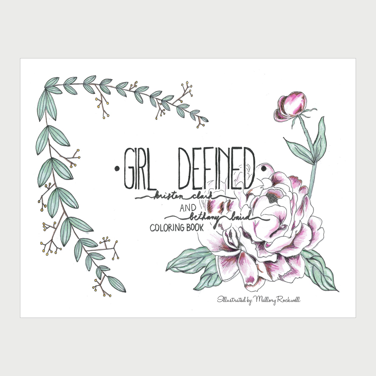 Girl Defined Coloring Book (PDF Download)
